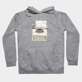 Tortured poet’s writing machine Hoodie